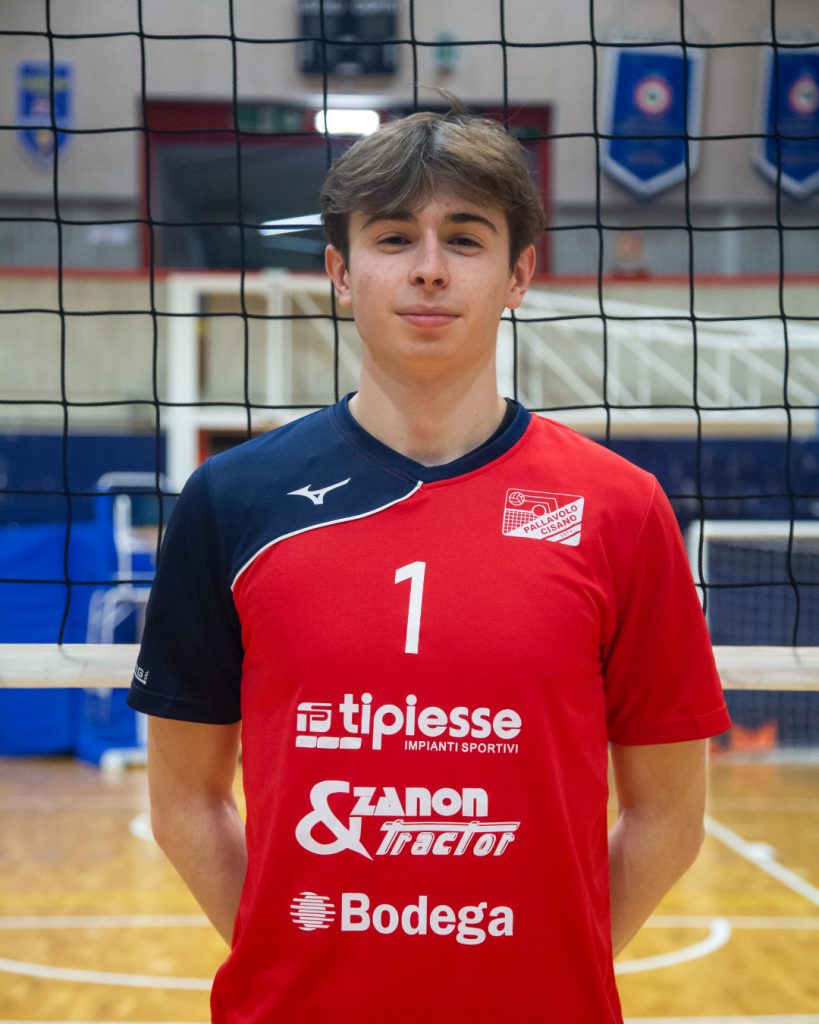 Savino Tommaso, palleggiatore della squadra di pallavolo Pallavolo Cisano in Serie B