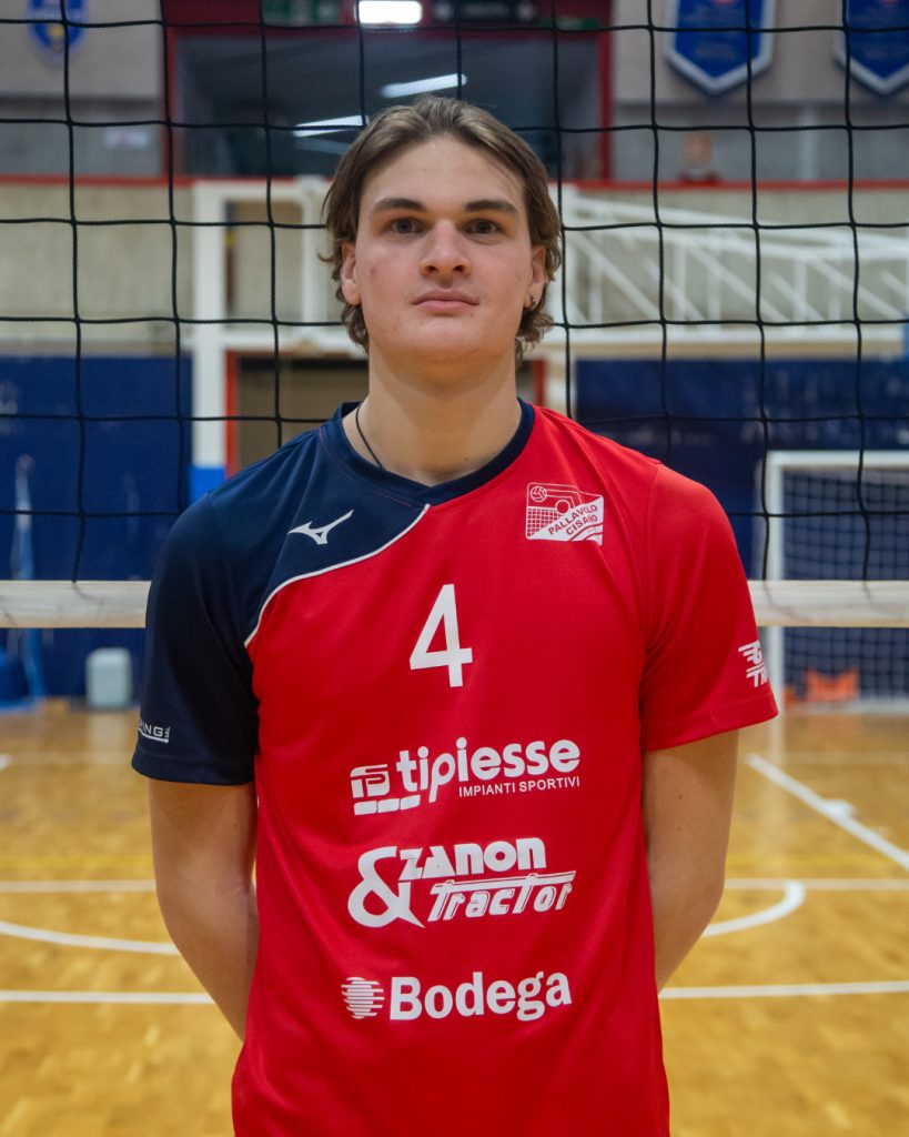 Raffa Marco, opposto della squadra di pallavolo Pallavolo Cisano in Serie B