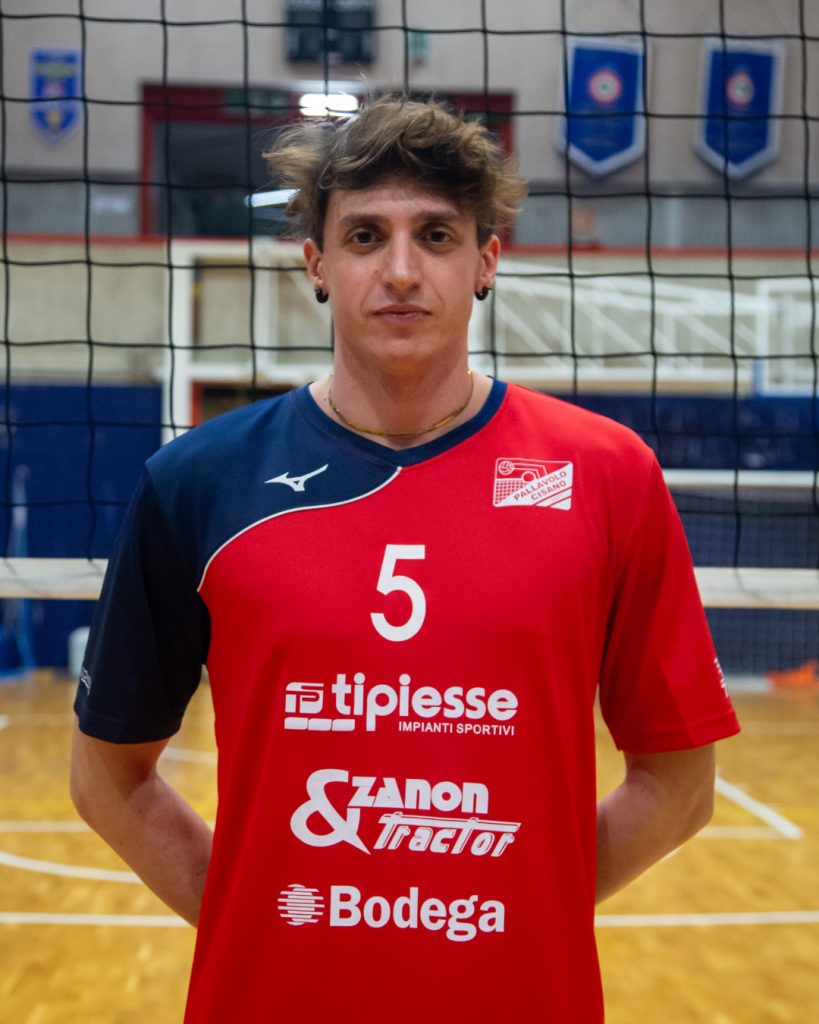 Gerosa Filippo, centrale della squadra di pallavolo Pallavolo Cisano in Serie B