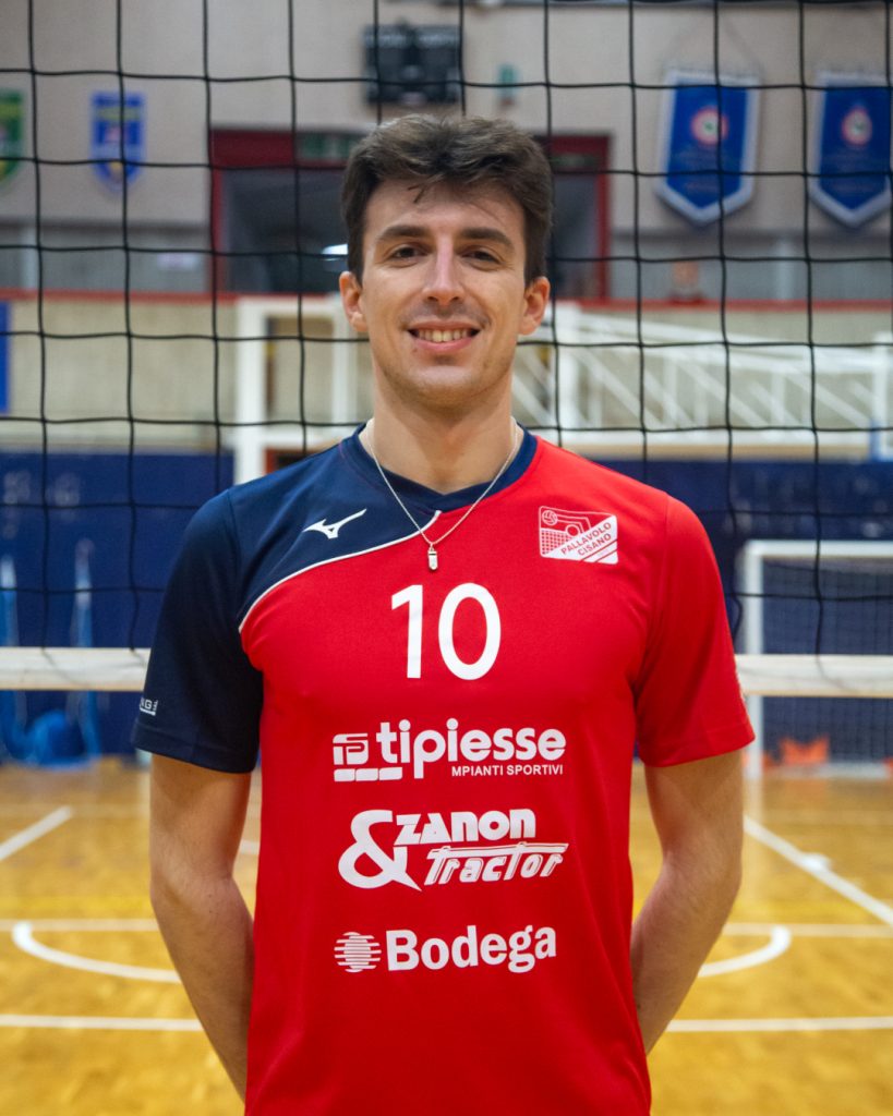 Gritti Mario, centrale della squadra di pallavolo Pallavolo Cisano in Serie B