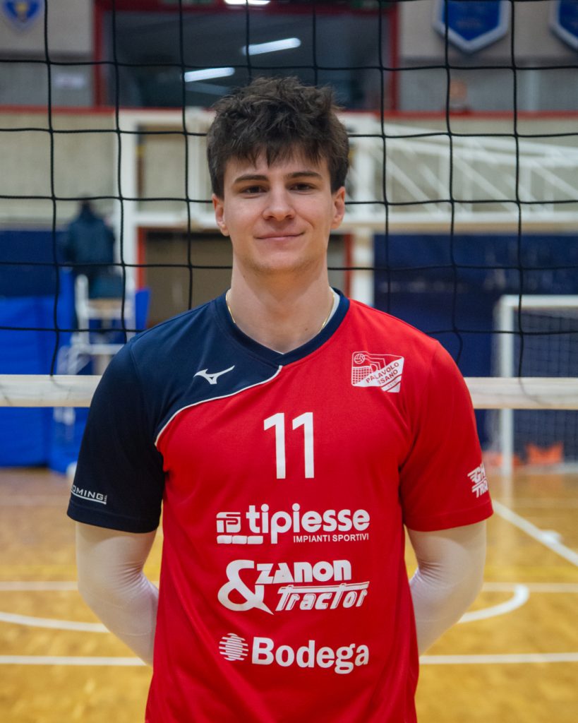 Carcano Giorgio, schiacciatore della squadra di pallavolo Pallavolo Cisano in Serie B