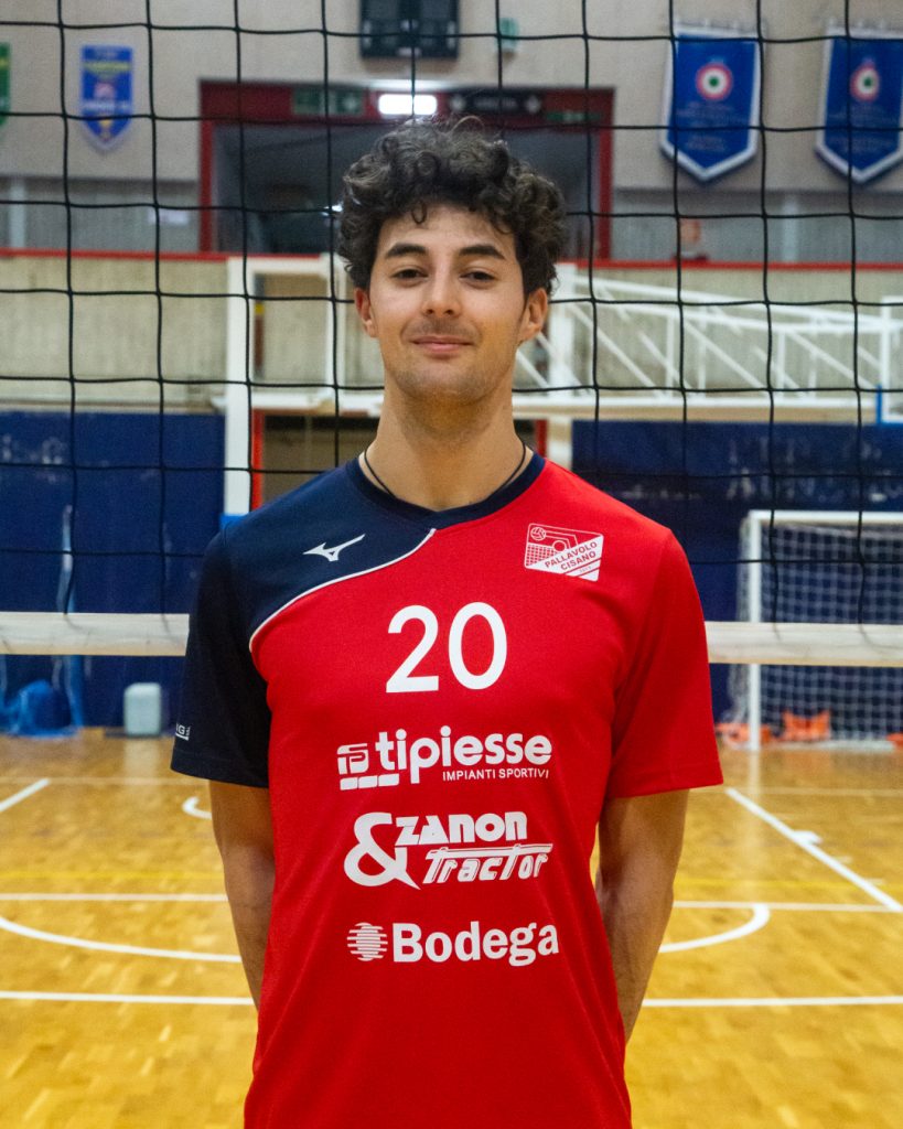 Biffi Tommaso, schiacciatore della squadra di pallavolo Pallavolo Cisano in Serie B
